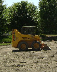 Demolition of an HOA parking lot